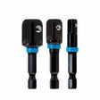 Spyder 19064 3-Piece Impact Socket Driver Adapter Set (1/4, 3/8, 1/2-Inch)