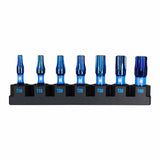 Spyder 19067 7-Piece Impact Driver Torx Bit Set (T10, T15, T20, T25, T30, T35, T40)