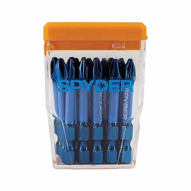 Spyder 19075 2-Inch PH2 Impact Driver Bit (15-Pack)