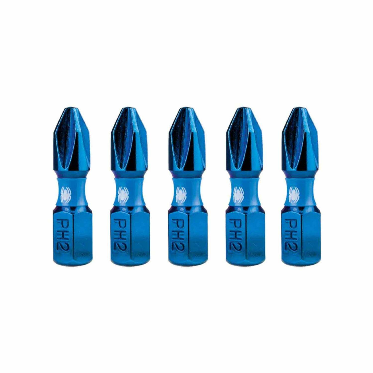Spyder 19084 1-Inch PH2 Impact Driver Bit (5-Pack)