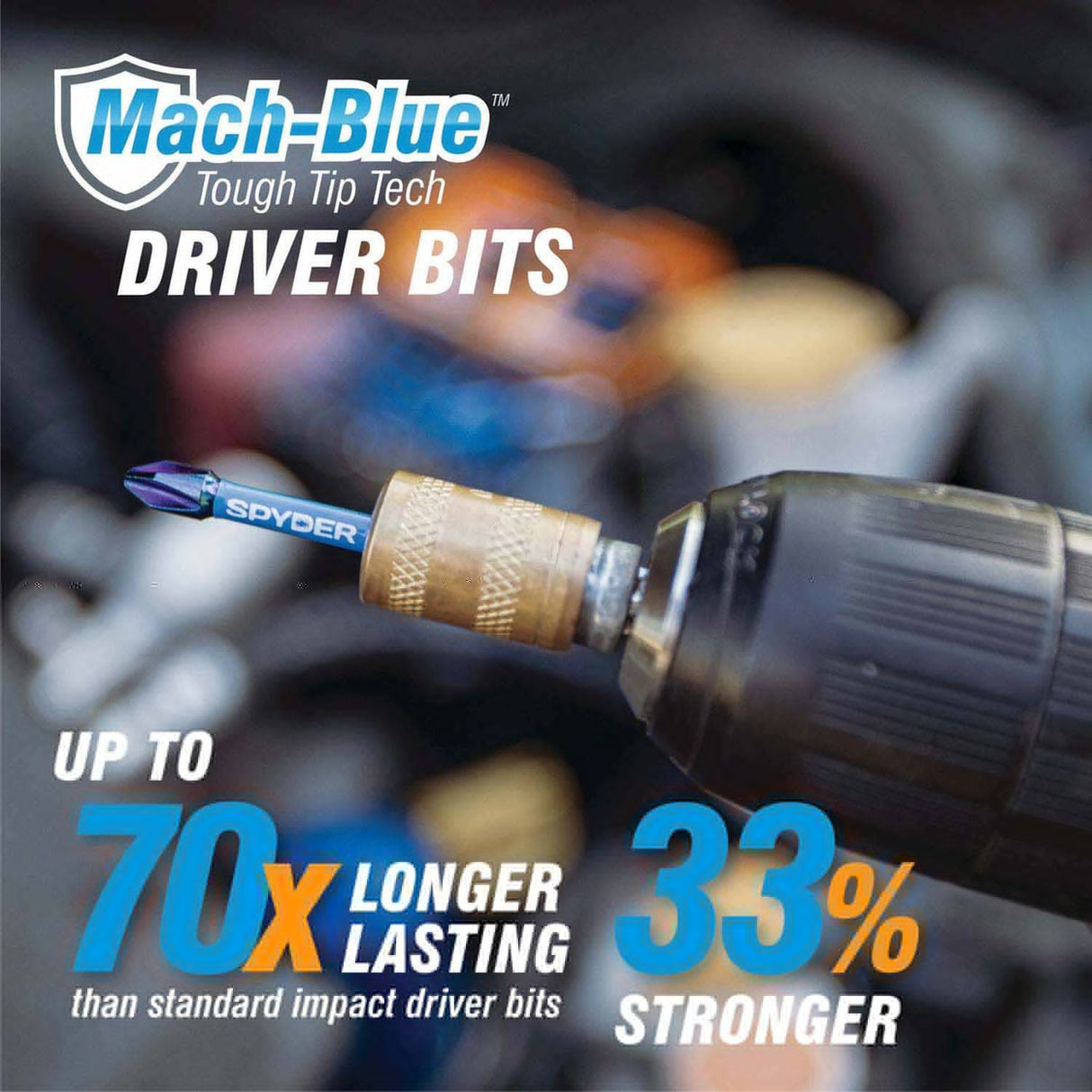Spyder 19089 2-Inch T25 Impact Driver Bit (5-Pack) - 4