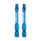 Spyder 19134 2" T25 Mach-Blue Impact Driver Bit with 1/4" Speed Hex (100 Pack) - 2