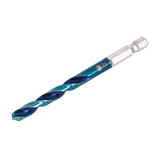 Spyder 19139 17/64" Mach-Blue Armor Plated HSS Hex Shank Drill Bit for Metal and Wood