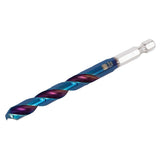 Spyder 19142 21/64 in Mach-Blue Armor Plated Hex Shank Drill Bit for Metal and Wood