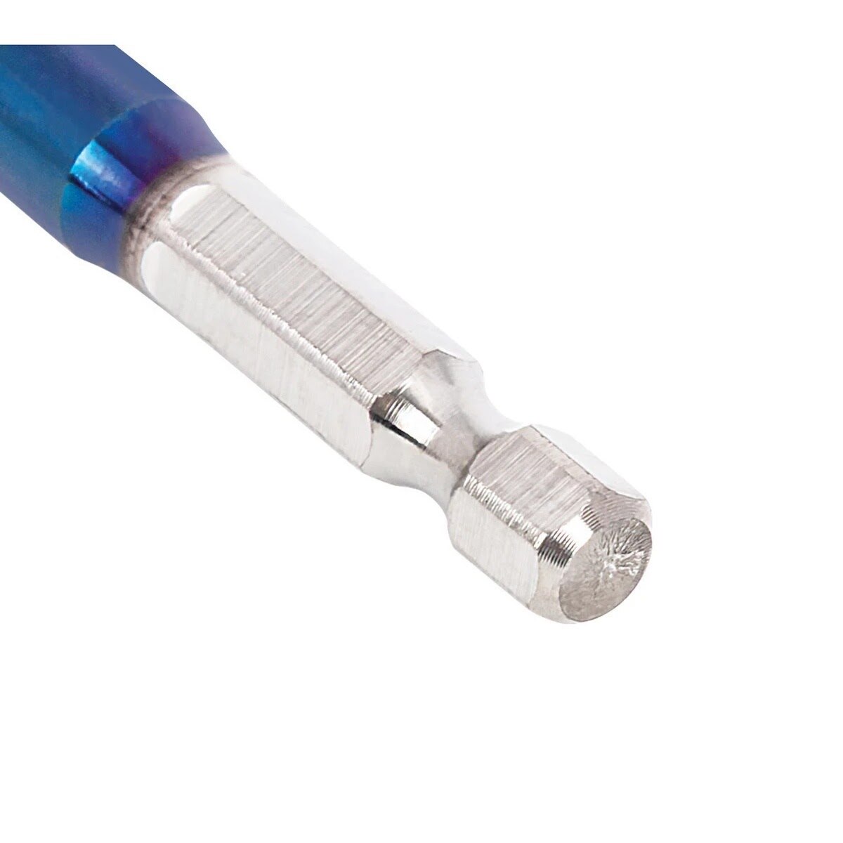 Spyder 19142 21/64 in Mach-Blue Armor Plated Hex Shank Drill Bit for Metal and Wood - 5