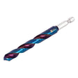 Spyder 19146 13/32" Mach-Blue Armor Plated Hex Shank Drill Bit for Metal and Wood