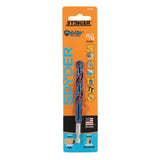Spyder 19146 13/32" Mach-Blue Armor Plated Hex Shank Drill Bit for Metal and Wood - 3