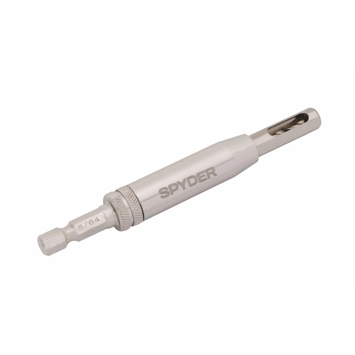 Spyder 19166 5/64" x 6" HSS Self-Centering Drill Bit with 1/4" Hex Shank - 2