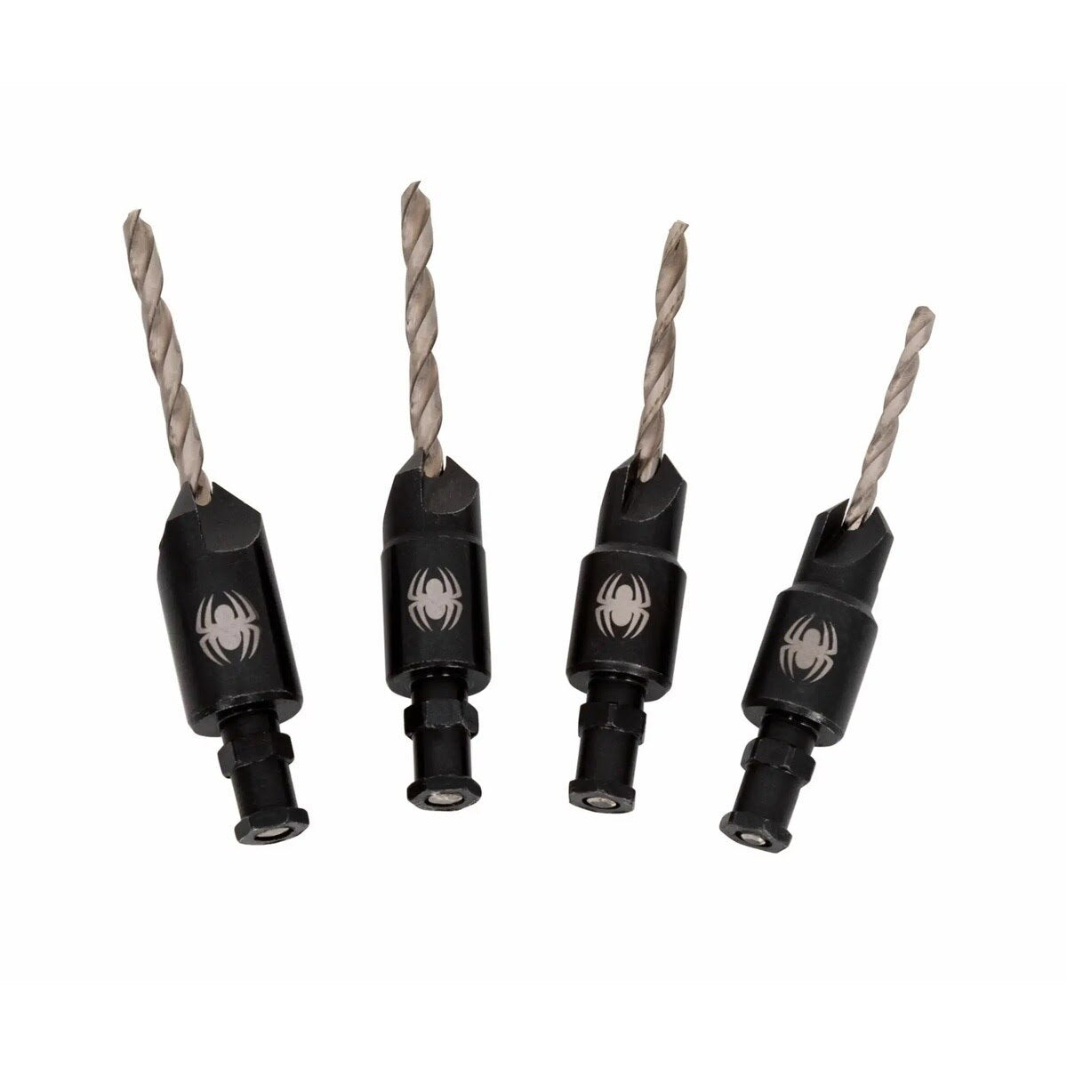 Spyder 19168 HSS Countersink Drill Bit Set for Wood and PVC Plastic (4 Piece Set)