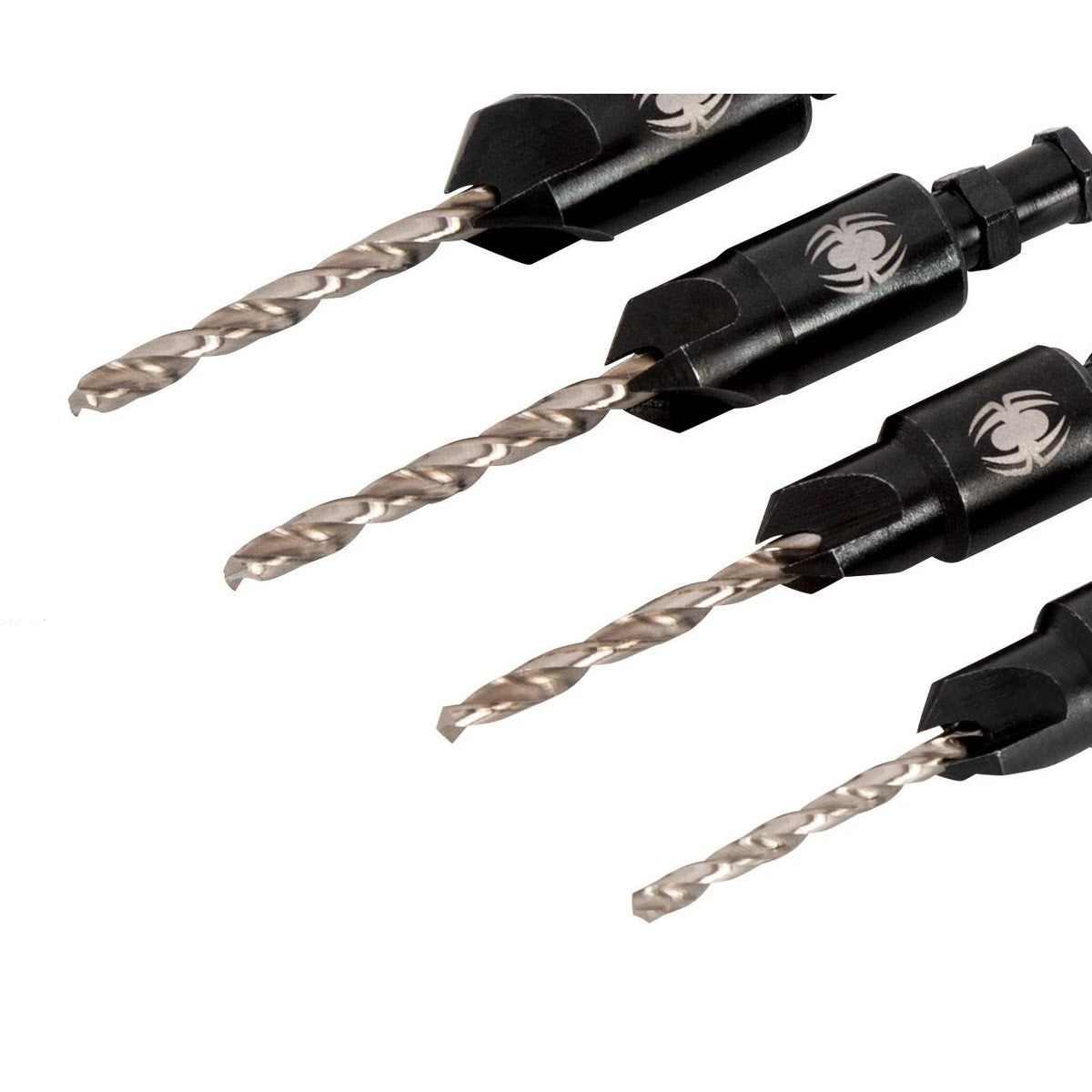 Spyder 19168 HSS Countersink Drill Bit Set for Wood and PVC Plastic (4 Piece Set) - 4