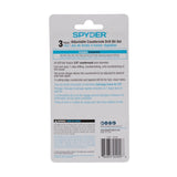 Spyder 19169 HSS Tapered Adjustable Countersink Drill Bit Set for 6 8 and 10 Screws with 9/64 in 11/64 in and 3/16 in Pilots (3 Piece Set) - 5