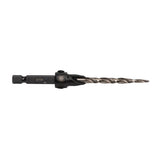 Spyder 19172 3/16" HSS Tapered Adjustable Countersink Twist Drill Bit for No 10 Screws - 2