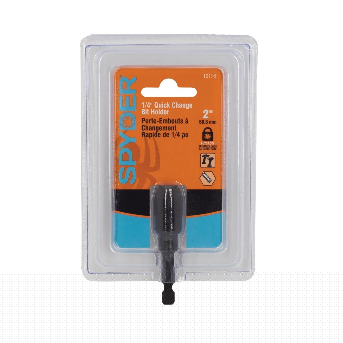 Spyder 19176 2" 1/4" Hex Quick Change Bit Holder Extension - 3