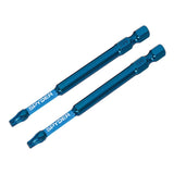 Spyder 19642 T20 x 3-1/2" Mach-Blue Impact Rated Torx Driver Bit (2 Pack)
