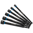 Spyder 19656 6" Magnetic Spline Drive SAE Nutsetter Set for Impact Drivers and Drills (6 Piece Set)