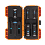 Spyder 19712 1/4 in and 3/8 in Drive Metric Flip Impact Socket Set with 3 in Extension and 2 Adapters (8 Piece Set) - 2