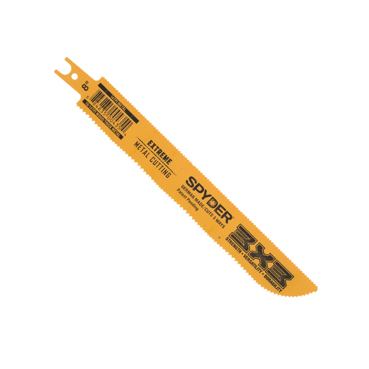 Spyder 200205 3X3 Double-Sided 8" 10/14 TPI Bi-Metal Reciprocating Saw Blade - 2