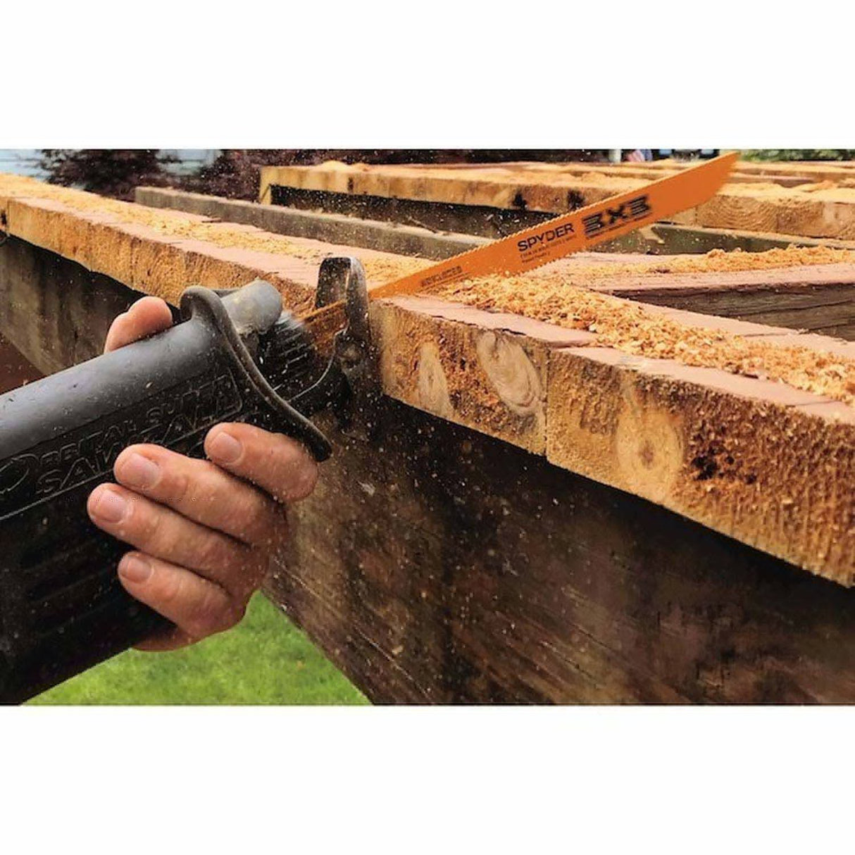 Spyder 200207 3X3 Double-Sided 10" Advanced Demo Reciprocating Saw Blade 10/12 TPI - 2