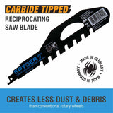 Spyder 200209 9-Inch 2-TPI Demolition TCT Reciprocating Saw Blade - 2