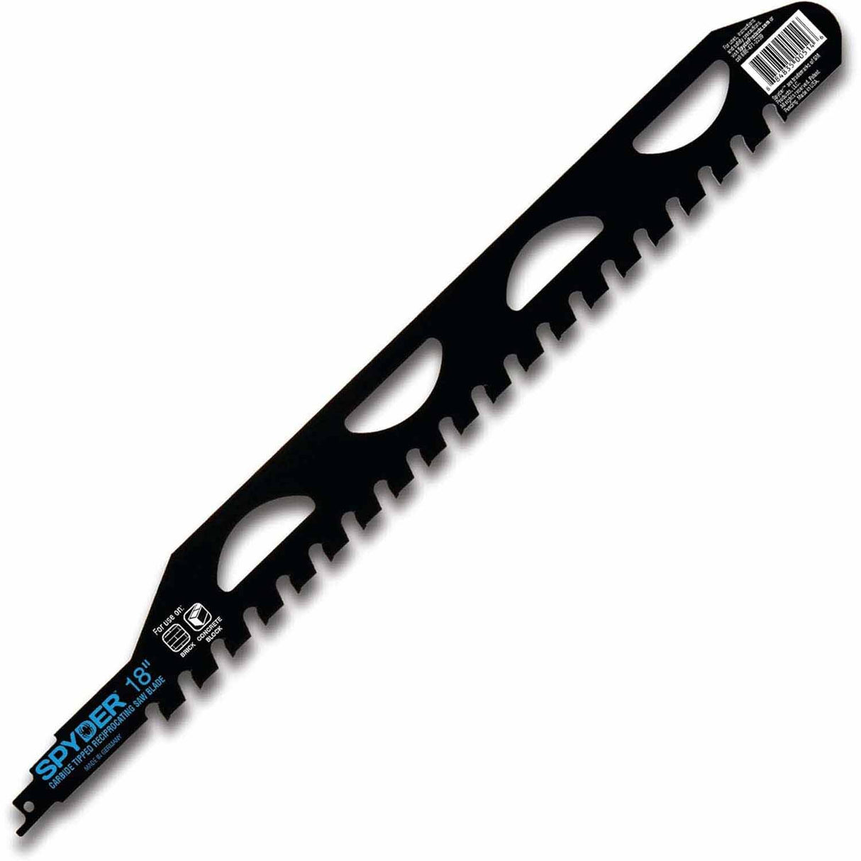 Spyder 200211 18-Inch 2-TPI Demolition TCT Reciprocating Saw Blade