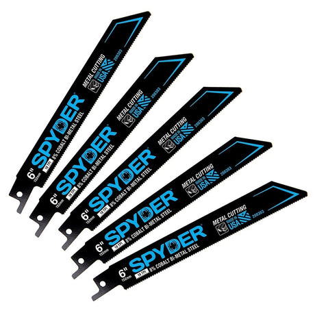 Spyder 200303-50 6" 18 TPI Bi-Metal Reciprocating Blade (50 Pack)