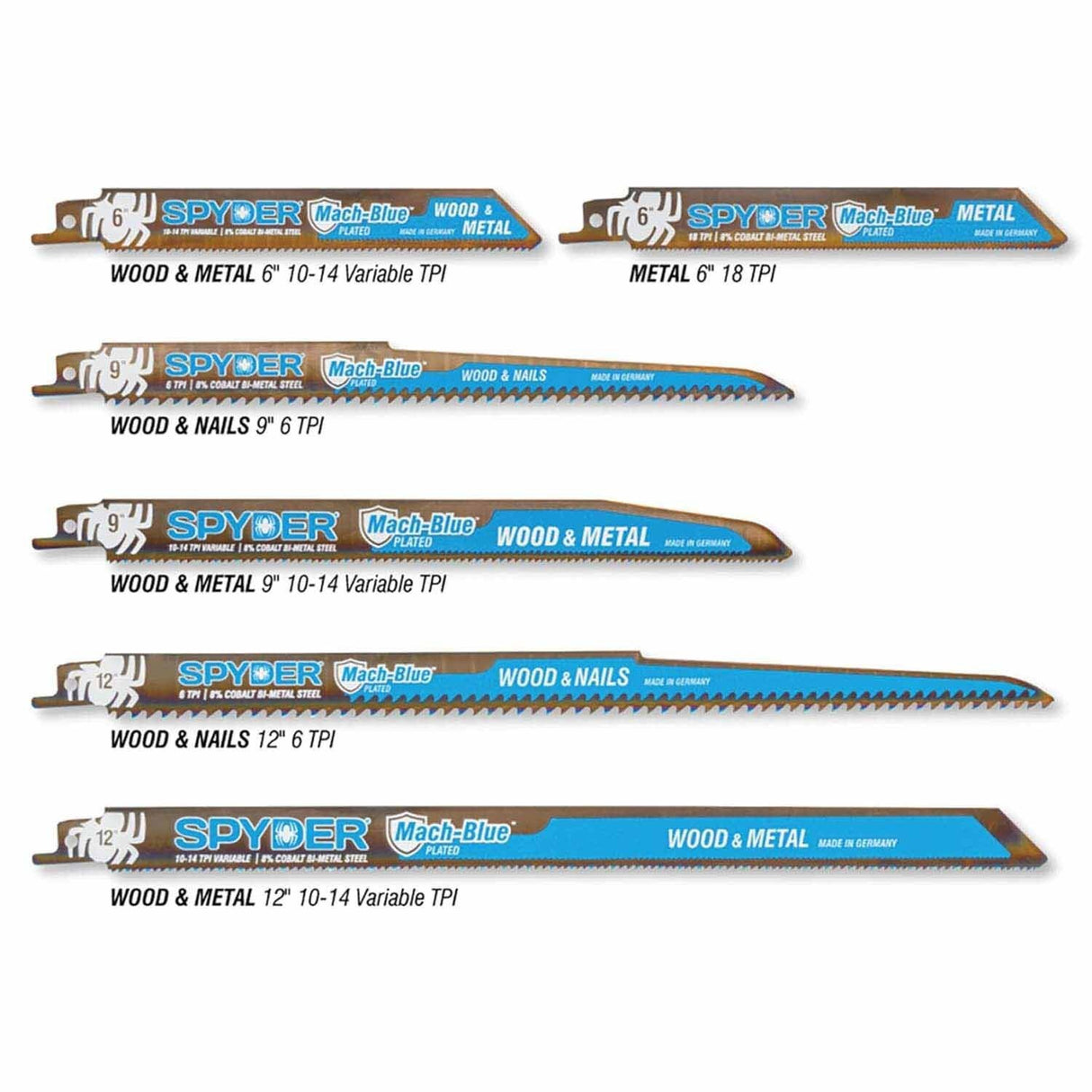 Spyder 200319 6-Inch 10-TPI Reciprocating Blade (2-Pack) - 3