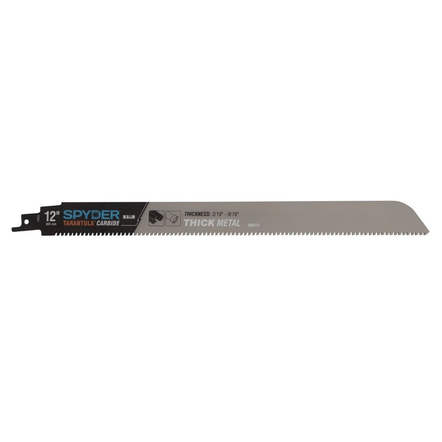Spyder 200373-3 12 in. 8 TPI Carbide Toothed Reciprocating Saw Blade for Thick Metal (3 Pack)