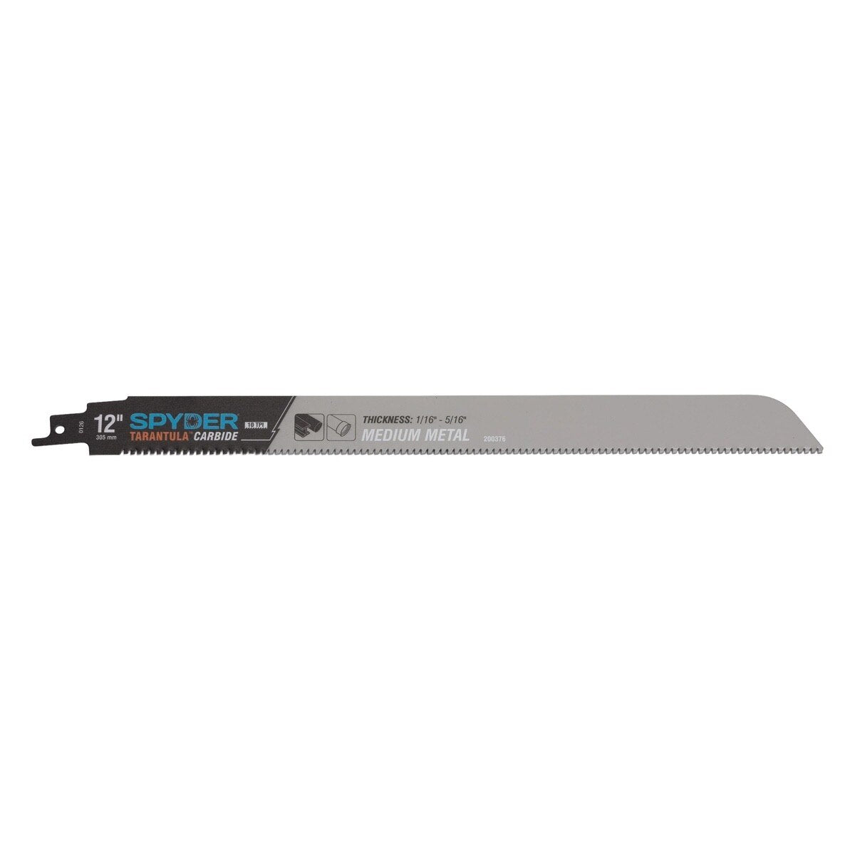 Spyder 200376-3 12" 10 TPI Carbide Teeth Reciprocating Saw Blade for Medium Metal (3 Pack)