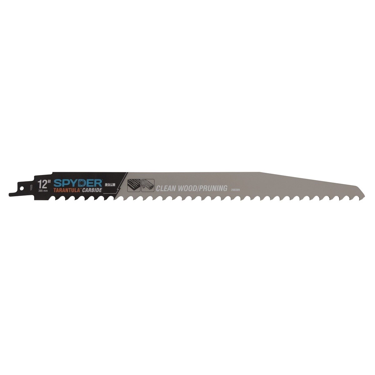 Spyder 200389 12" 3 TPI Tarantula Carbide Tipped Pruning Reciprocating Saw Blade for Wood - 2