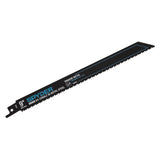 Spyder 200393-5 9 in Black Series 8-10 TPI 8% Cobalt Bi-Metal Reciprocating Saw Blade for Multi-Material (5 Pack)