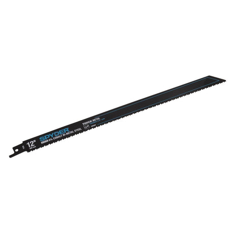 Spyder 200394-5 12" 8-10 TPI Black Series 8 Percent Cobalt Bi-Metal Reciprocating Saw Blades for Thick Metal and Multi-Material Cutting (5 Pack)