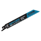 Spyder 200406-5 6" 6 TPI Bi-Metal Extreme Demolition Reciprocating Saw Blade for Wood and Nails (5 Pack) - 2