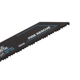 Spyder 200425-5 6" 10-14 TPI Bi-Metal Fire Rescue Reciprocating Saw Blade, Black Series (5 Pack) - 5