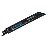 Spyder 200428-25 6" 14 TPI Black Series Bi-Metal Reciprocating Saw Blade for Medium Metal Cutting (25 Pack) - 2