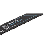 Spyder 200428-25 6" 14 TPI Black Series Bi-Metal Reciprocating Saw Blade for Medium Metal Cutting (25 Pack) - 3