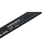 Spyder 200430-5 Black Series 6 in 14 TPI 8 Percent Cobalt Bi-Metal Thick Metal Reciprocating Saw Blades (5 Pack) - 3