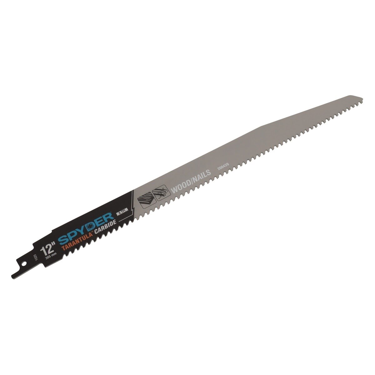 Spyder 200439 Tarantula 12" 6 TPI Carbide Reciprocating Saw Blade for Multi-Material - 2