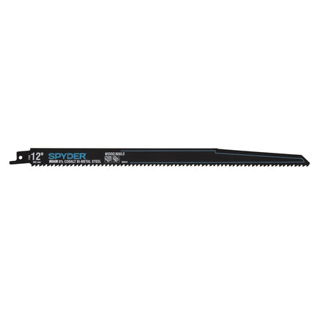 Spyder 200441-25 12" 6 TPI Cobalt Bi Metal Reciprocating Saw Blade for Wood and Metal with Nails (25 Pack)