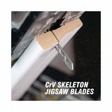 Spyder 300012 2-Piece Skeleton 4-Inch T-Shank High-Carbon Steel Jig Saw Fast Cut Blade Set - 4