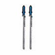 Spyder 300100 Double-Sided 17/19-TPI T-Shank High-Carbon Steel Jig Saw Blades (2-Pack)