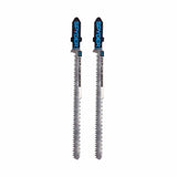 Spyder 300100 Double-Sided 17/19-TPI T-Shank High-Carbon Steel Jig Saw Blades (2-Pack)