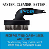Spyder 400005 Steel Wire Brush Reciprocating Saw Blade Attachment - 2