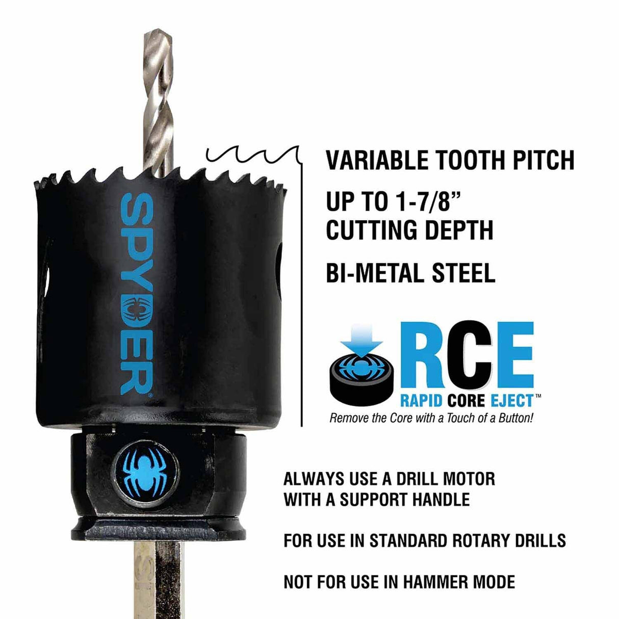 Spyder 600110CF 5-3/4-Inch Bi-Metal Hole Saw - 2