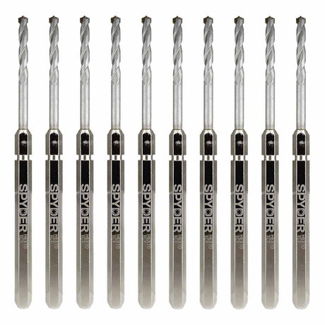 Spyder 600646-10 Hex10 1/2-Inch TCT Quick Change Hole Saw Arbor Pilot Bit (10-Pack)