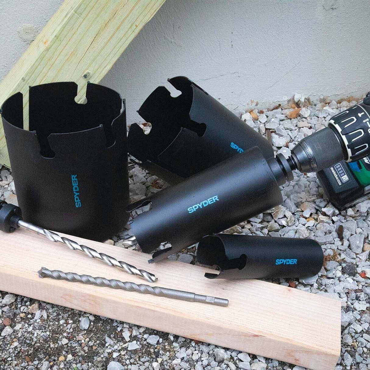 Spyder 600840 1/2-Inch TCT Hex11 Deep Cut Quick Change Hole Saw Arbor - 7