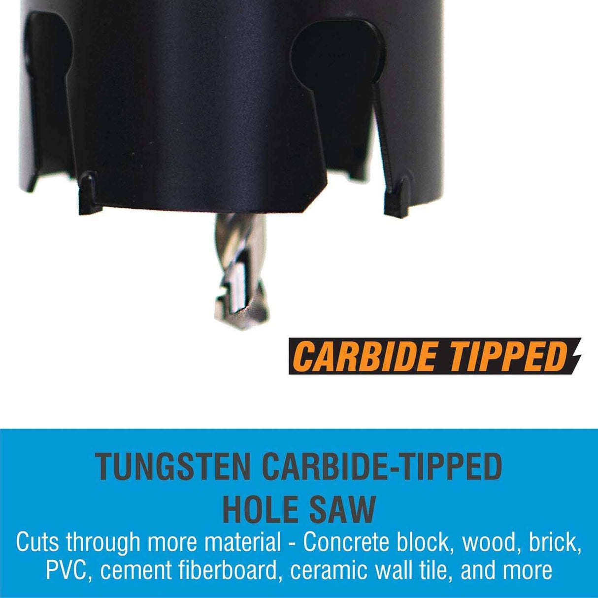 Spyder 600841 1/2-Inch HSS Hex11 Deep Cut Quick Change Hole Saw Arbor Pilot Bit - 3