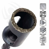 Spyder 600850 1/2-Inch Diamond Edge Arbored Hole Saw Bit - 3