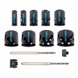 Spyder 600887 13-Piece Bi-Metal Hole Saw Kit with Rapid Core Eject Technology