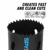 Spyder 600887 13-Piece Bi-Metal Hole Saw Kit with Rapid Core Eject Technology - 3