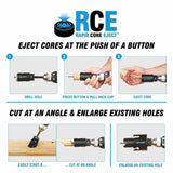 Spyder 600887 13-Piece Bi-Metal Hole Saw Kit with Rapid Core Eject Technology - 10